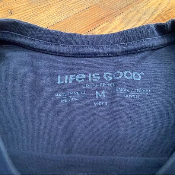Life is Good Home of the Brave USA Crusher Tee - Picture 3 of 3